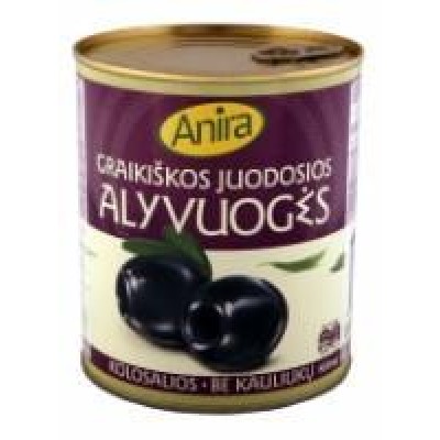 Black olives boneless royal 820 g / 380 g